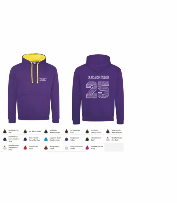 School leavers JH003 senior Slipover Varsity Hood from £16.99